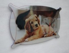 Cachorrinho 01 - Relógio Em Acrílico Com Resina - comprar online