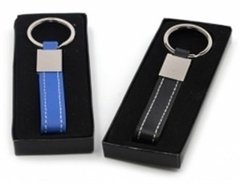 Llavero metal y cuero 6630
