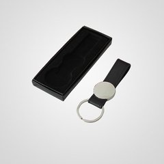Llavero metal y cuero 9062