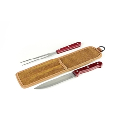 Set Asador cuero