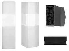 Trofeo de cristal rectangular