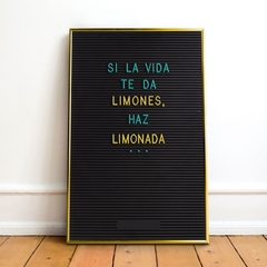 Cartelera Vintage Letter Board