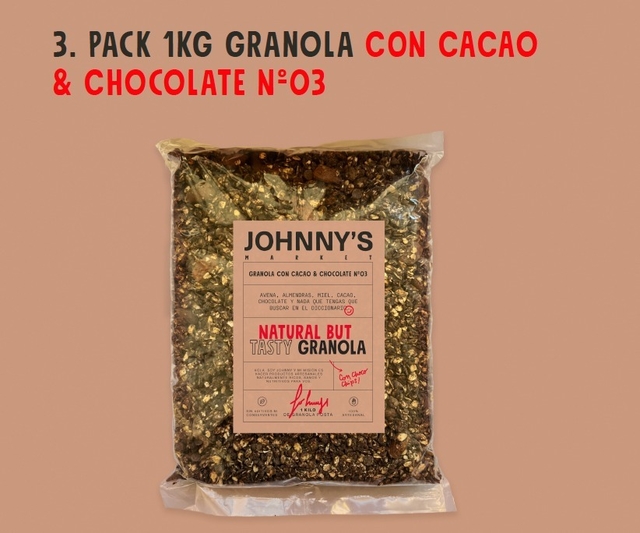Granola Cacao & Chocolate x 1 KG Johnny's Market