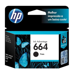 HP 664 CARTUCHO DE TINTA PRETO(2,0 ml)