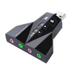Adaptador Placa De Som Externa Usb 7.1ch Exbom Usom-20