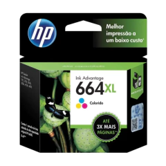HP 664XL CARTUCHO DE TINTA COLORIDO(8,0 ml)