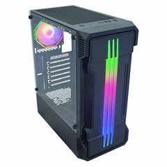 GABINETE GAMING BIFROST II PRETO LED RGB CG-01KB K-MEX - comprar online