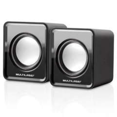 Caixa de Som 2.0 3W RMS Mini USB Preto SP144
