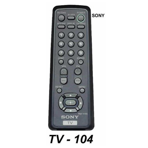 TV 104 - Control Remoto para Tv Sony