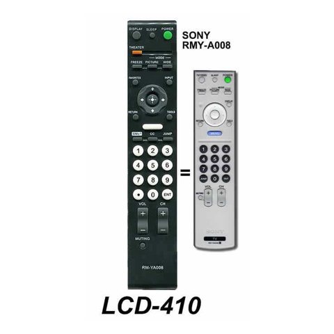 LCD 410 - Control Remoto TV LCD RM-YA008 SONY