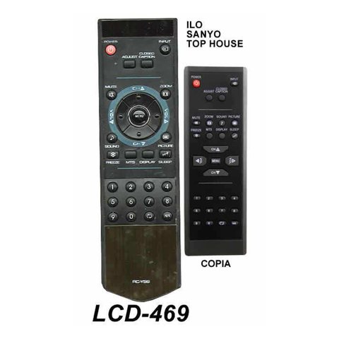 LCD 469 Control Remoto LCD ILO SANYO TOP HOUSE