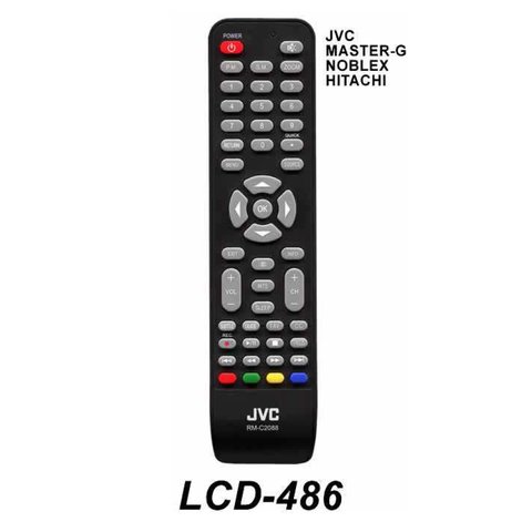 LCD 486 - Control Remoto TV LCD RM-C2088 Jvc Master-G Noblex Hitachi