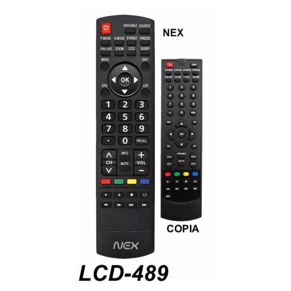 Alentar solamente Artístico Control Remoto TV LCD Nex