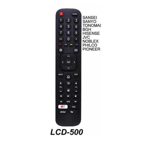 Control Remoto En2h27 Para Smart Tv Bgh Noblex Sanyo Jvc Ilo - LCD 500