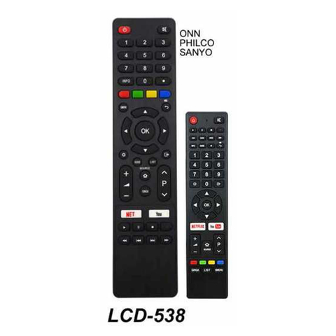 Control Remoto Tv Lcd Led Smart Onn Lcd538