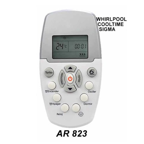 Control Remoto Aire Acondicionado Whirlpool Dg11e5-04 Wbc