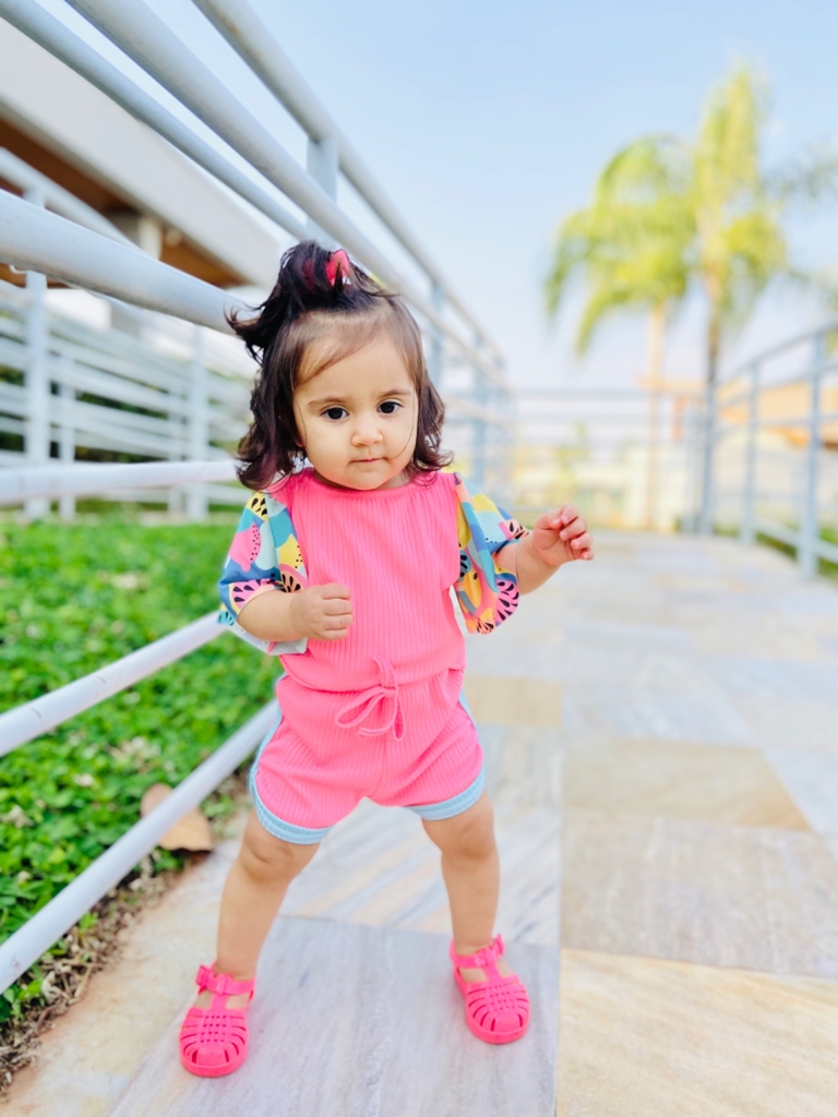 Blusa Rosa Neon - Comprar em Tinella Kids