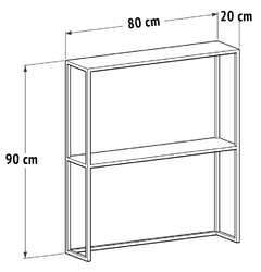 X-PRESS Mesa Miller Black - comprar online