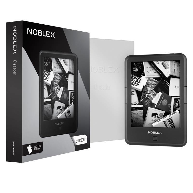LECTOR DE LIBROS EREADER NOBLEX 6" CON FUNDA