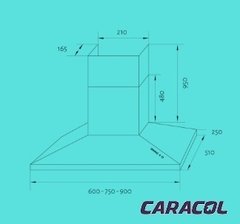 TST CAMPANAS PIRAMIDE ACERO 90CM - TST12090 - comprar online