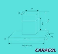 TST CAMPANAS PUELO ACERO 90CM - TST23090 - comprar online
