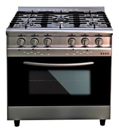 COCINA MORELLI SAHO 82 CM TAPA VIDRIO, HORNO DE PIEDRA
