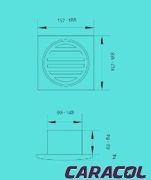 TST EXTRACTOR DE AIRE PARA BAÑO MODELO CP4" - TST0244 - comprar online