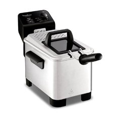 FREIDORA MOULINEX EASY PRO Bowl acero inoxidable removible. Capacidad: 1,2 Kg de comida y 3 lts de aceite. Potencia: 1600 w.