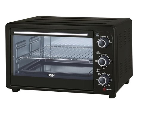 HORNO ELÉCTRICO BGH - Capacidad 40 litros- Potencia 1500 w-