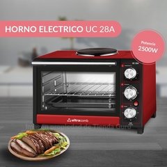 HORNO ELÉCTRICO ULTRACOMB - Potencia 2500W- Con anafe superior - comprar online