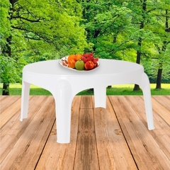 MESA REDONDA DE JARDÍN  BLANCA