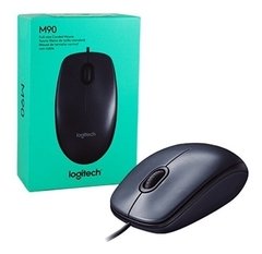 MOUSE USB LOGITECH NEGRO - comprar online