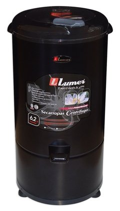 SECARROPAS LUMER 6.5KG NEGRO LUMS62N