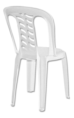 SILLA DE PLÁSTICO BLANCA JARDÍN en internet