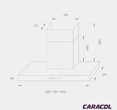 TST CAMPANAS NIHUIL ACERO 90CM - TST21090 - comprar online