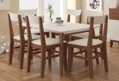 JUEGO DE COMEDOR MESA 150 X 80 CM Y 6 SILLAS - IMC14240 - comprar online