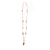 COLGANTE CON BORLAS Y PIEDRAS CAT EYE - C3140