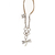 COLGANTE LIBELULA CORDON Y STRASS - C971