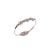 PULSERA ACERO RÍGIDA CON FLORES - PU910