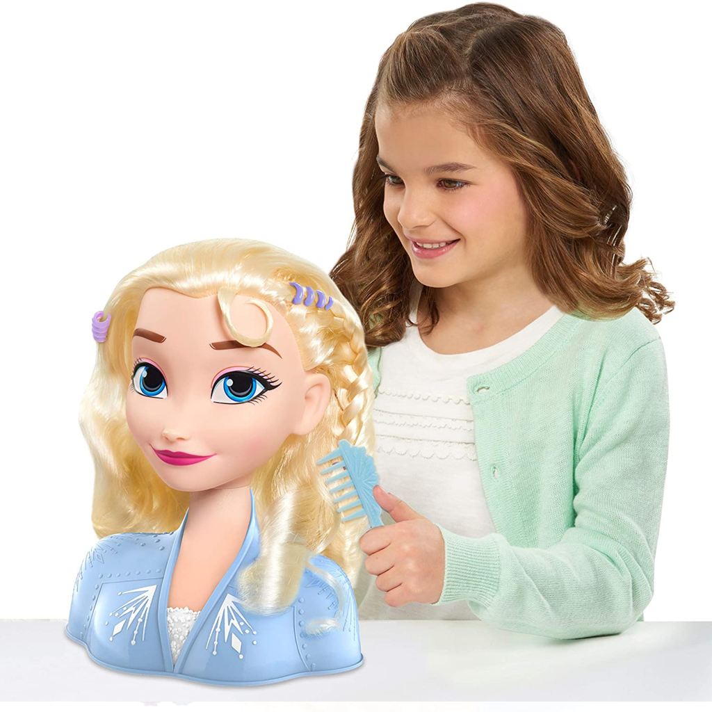 Juguete Muñeca De Frozen 2 Cabeza Para Peinar Elsa Xtr P  Meses sin  intereses