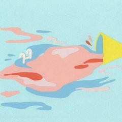 swimming cream. impresión de collage x Carolina Simonelli