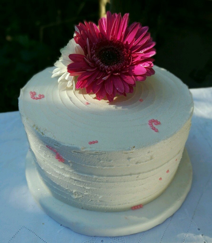 Torta de diseño Nature Buttercream y Flores Naturales