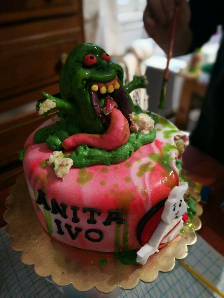 Torta de diseño Pegajoso Ghostbusters