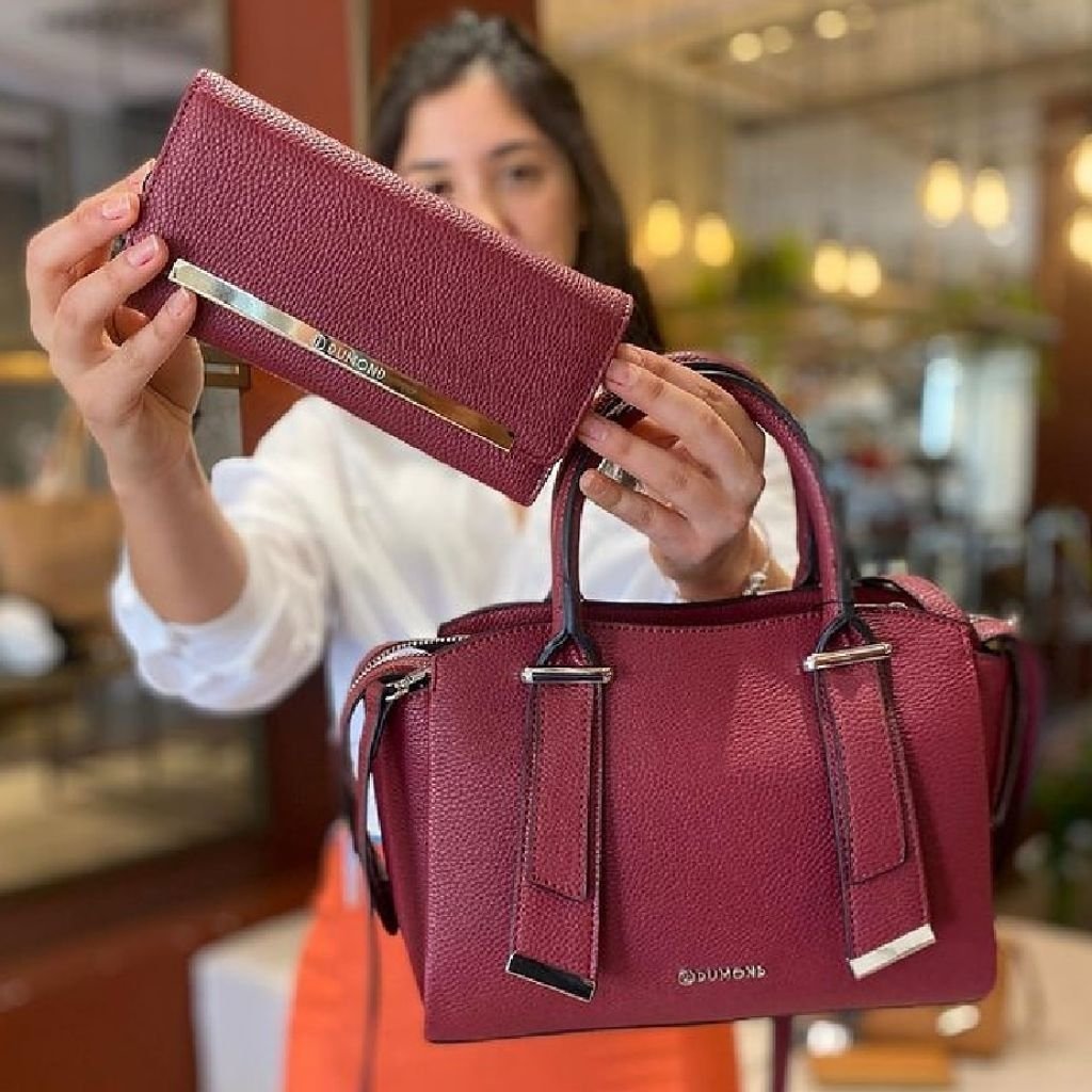 burgundy red bolsa