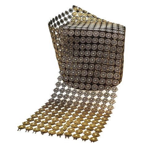 Galon Falso Stras R18 color Oro o Plata