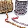Galon Cinta Fu zigzag , lurex color Oro o Plata