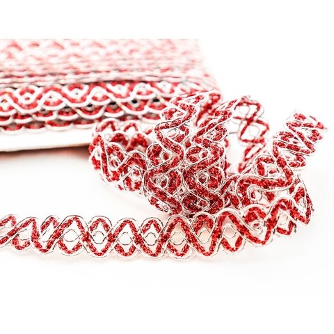 Galon zigzag lurex, colores varios