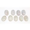 Gema Multipunto Oval 30*40, color Plata o Aurora Boreal
