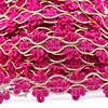 Galon Florcitas entre Ondas Lurex - comprar online