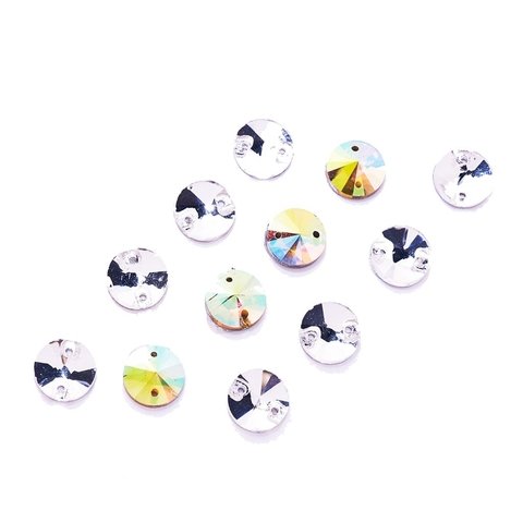 Gema cristal hexagonal, varios colores